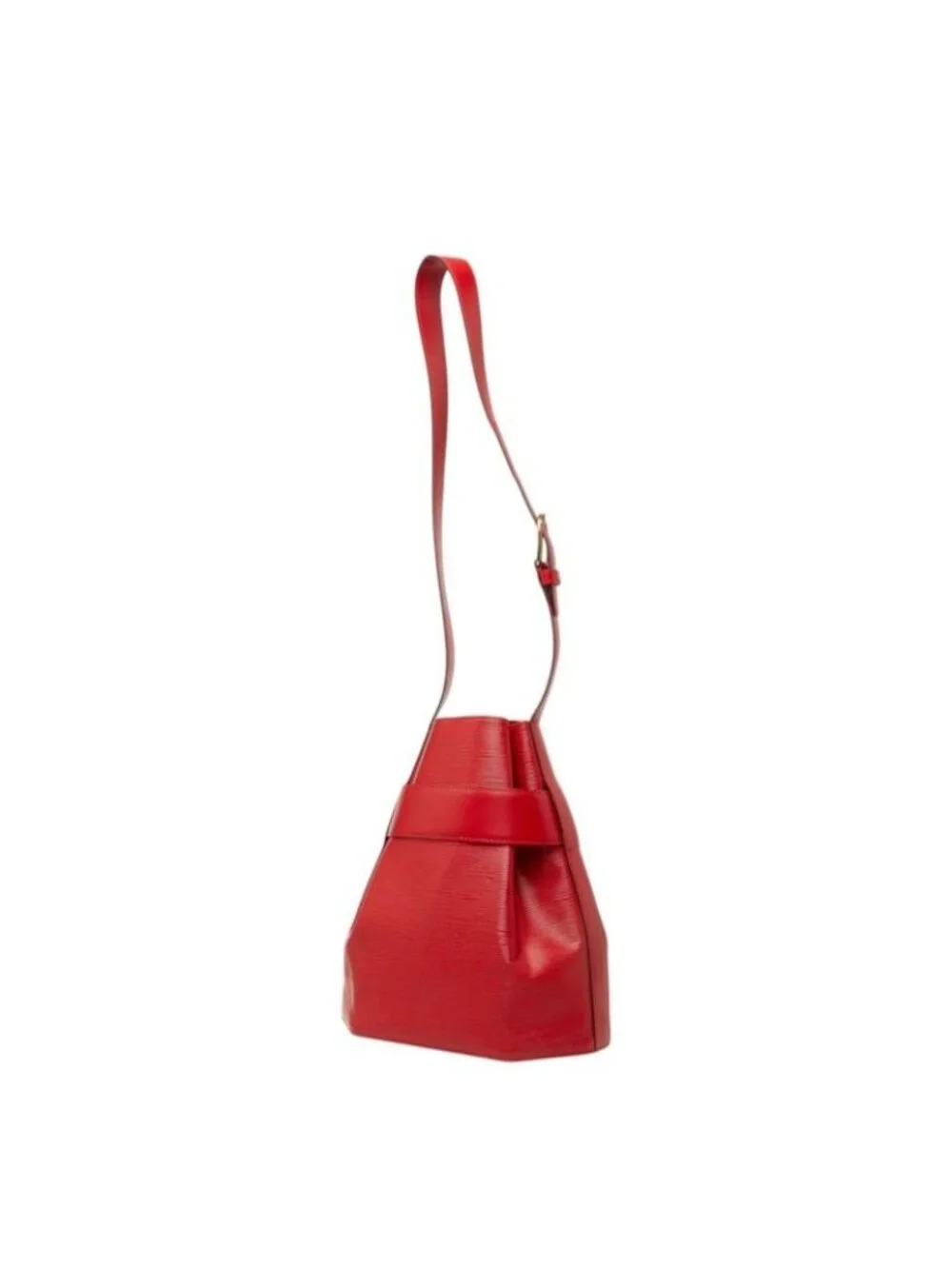 Louis Vuitton Epi Sac D'epaule PM Shoulder Bag Castilian Red Leather